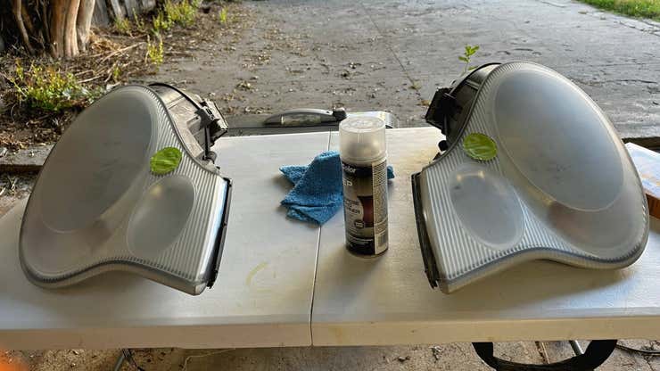 Image for Project 996: Refinishing My Crappy, Yellowed Hazy Headlights