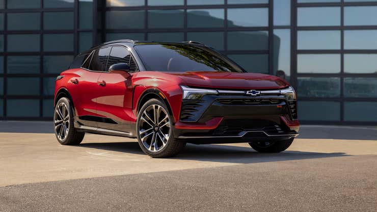 Image for The Chevy Blazer EV Heads To Dealers, But You'll Have To Wait For The Cheap Ones